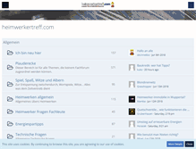 Tablet Screenshot of heimwerkertreff.com